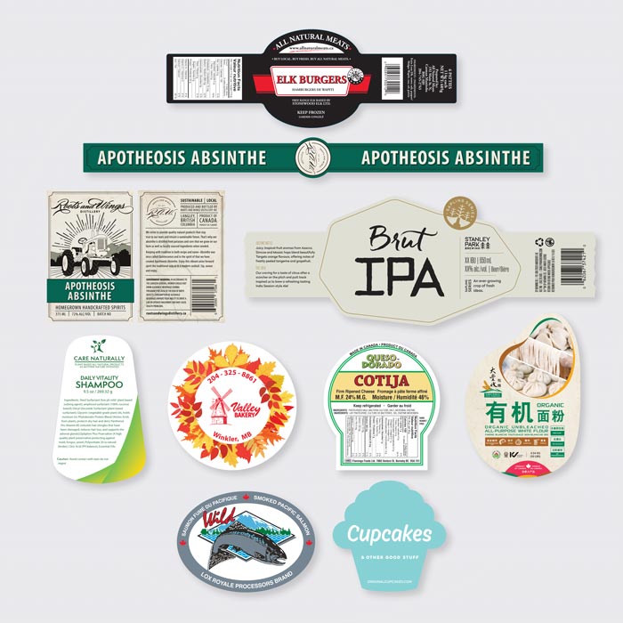product labels